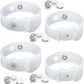 Motion Sickness Bands Sea Sickness Wristbands Adjustable Anti-Nausea Acupressure Wristband for Motion & Morning Sickness-（2 Pairs Transparent