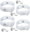Motion Sickness Bands Sea Sickness Wristbands Adjustable Anti-Nausea Acupressure Wristband for Motion & Morning Sickness-（2 Pairs Transparent