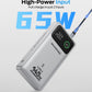 MOVE SPEED 145W Laptop Power Bank, PD 3.1 25,000mAh Fast Charging Portable Charger with 240W Type C Cable, USB C 3-Port with Digital Display Travel Outdoor Charger for iPhone, Dell, MacBook, Galaxy