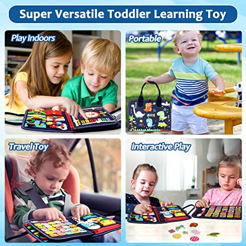 Montessori Busy Board & Busy Book for Toddlers