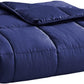 L'AGRATY Weighted Blanket - 60"x80" 15lbs Cooling Breathable Heavy Blanket Microfiber Material with Glass Beads for Adult All-Season Summer Fall Winter Soft Thick Comfort