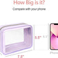 PACKISM TSA Approved Toiletry Bag - Upgrade Color-Edged Clear Makeup Bags, Clear Toiletry Bags For Traveling Fits Various Storage Needs