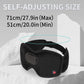 Heated Eye Mask with Bluetooth Headphones SYPVRY Wireless Sleep Eye Mask Headphones for Sleeping with Temperature & Timer Control, Warm Eye Compress USB Heated Mask for Dry Eyes Style, Black