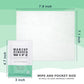 100 pcs Disposable Skin Cleansing Wipes, Individual Wrapped, Safe, Convenient, Lightweight, Remove Makeup(Green)