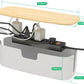 Large Cable Management Box - Cord Organize Box with Bamboo lid for Safe Home & Office, Cord Hider for Power Strip Under Desk, Cover TV Wires, Child & Pet Proof Cord Box, White