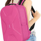 MOSISO Camera Backpack, DSLR/SLR/Mirrorless Photography Camera Bag 15-16 inch Waterproof Hardshell Case with Tripod Holder&Laptop Compartment Compatible with Canon/Nikon/Sony, Rose Red