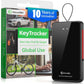 GlocalMe KeyTracker Global GPS Tracker for Luggage, Vehicles, Car, Kids, Wordwide Positioning Unlimited Distance Item Finder, Real Time Tracking with 6 Location Technologies
