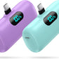 [2-Pack] Mini Portable Charger 5000mAh Power Bank,3A PD USB C Cell Phone Portable Power, LCD Display Battery Pack Compatible with iPhone 16/15/15 plus/15 pro/15 pro Max/Android/Samsung/Moto/LG etc