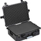 MEIJIA Portable Waterproof Protective Case,Hard Camera Case,Customized Fit Foam Inserted, Elegant Black,Fit for Camera, Equipments, Lens,Drones(Black)