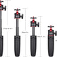 ULANZI MT-08 Extension Pole Tripod, Mini Selfie Stick Tripod Stand Handle Grip for Osmo Pocket3 Webcam iPhone 11 Pro Max Smartphone Canon G7X Mark III Sony ZV-1 RX100 VII A6400 A6600 Cameras Vlogging