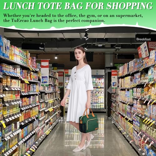 Insulated Lunch Bag Adult Lunch Box for Women for Work Leakproof Soft Cooler for Beach Travel Picnic