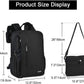 CADeN DSLR Camera Backpack Bag Waterproof Anti Theft with 15.6 inch Laptop Compartment, USB Charging Port, Tripod Holder, Rain Cover, Inner Case, Compatible for Sony Canon Nikon Olympus Black