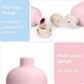 ASEVAT 6.7oz 4Pcs Plastic Refillable Travel Shampoo & Conditioner Bottles With Flip Cap