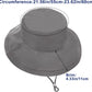 Sun Hats for Women Wide Brim Ponytail UV Protection Beach Hat Packable Waterproof Bucket Hat for Travel Hiking Gardening