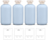 ASEVAT 6.7oz 4pack Refillable Travel Shampoo and Conditioner Bottles, Travel Size containers, Travel Bottle for toiletries, Squeeze Bottles with Flip Cap, Empty Plastic Leak Proof Travel Bottles