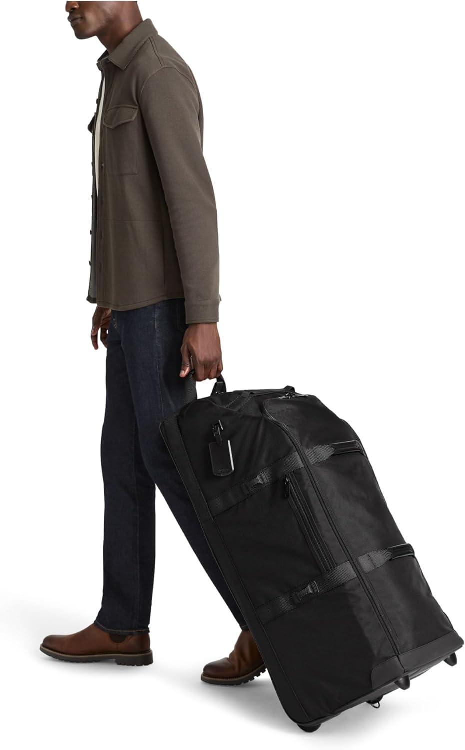 TUMI - Alpha Bravo Collapsible Duffel - 85 L Capacity - Black Duffel for Travel - 31.5" X 14.3" X 12.0" - Black - Roamly