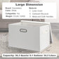 Storage Bins with Lids Fabric Closet Organizers Cubes Office Organization (3 Count)
