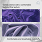Joythink Sleep Mask Headphones Silk Wireless Bluetooth Headband Eye Mask for Side Sleepers Blackout for Airplane Travel Women Purple