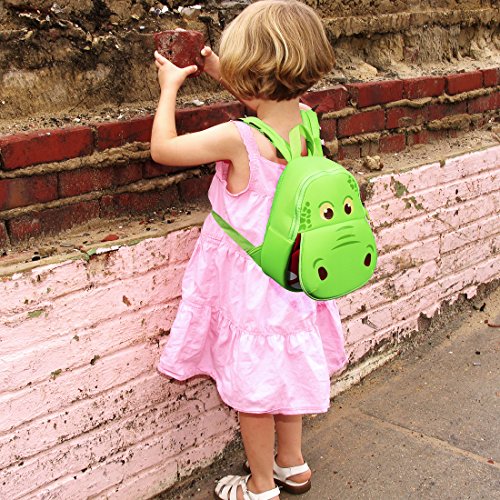 Dinosaur Toddler Backpack Hippo Kids Backpack Waterproof Cartoon Preschool