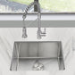 22 Inch Kitchen Bar Sink Undermount, 304 Stainless Steel Handmade Single Bowl Undermount Kitchen Sink (Brushed) 22x18x9 inch