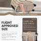 LOVEVOOK Carry On Luggage 22x14x9 Airline Approved, 22 Inch Softside Suitcases with Spinner Wheels, Lightweight Carry-on Suitcase with TSA Lock for Women Men, Large Luggage for Travel Business Trip