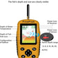 Fish Finder Portable Wireless Sonar & Radio Sensor Depth Finder with Fish Size, Water Temperature, Bottom Contour, Color LED Display Black/White Model fit for Boats Kayaks Fishing