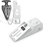 Portable Door Lock Alarm - Dual Protection Security, 120DB Siren, Sturdy Rubber Door Stopper Wedge for Home & Travel