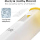 Weekly Pill Organizer 2 Times a Day, KOVIUU Large Travel Pill Box 7 Day, Am Pm Twice Daily Pill Case with Rotatable Handle, Pill Holder Container for Vitamin, Medicine, Supplement, Translucent-White