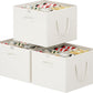Lifewit Shoe Storage Organizer for Closet, Fits 12-16 Pairs, Large Shoe Box Storage Containers with Clear Cover and Reinforced Handles,Foldable Storage Bins Fits for Boots Heels Sneakers,3 Pack White