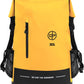 UPWELL 30L Waterproof Dry Bag Boating Backpack for Travel Hiking Camping Kayaking Hiking Swimming Floating Submersible Dry Bag yellow