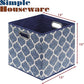 13 Inch Foldable Cube Storage Bins with Handle (3 Count)