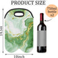 Wine Carrier Tote Personalized Bag for 2 Bottles - Neoprene Wine Bottle Holder with Carry Handle, Wine Protective Bag Insulated Bag Beer Cans Water Bottle Holder for Travel Picnic,Style5