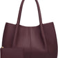 KKXIU Tote Bag for Women Vegan Leather Shoulder Purse Large Capacity Travel Bag