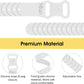 Motion Sickness Bands Sea Sickness Wristbands Adjustable Anti-Nausea Acupressure Wristband for Motion & Morning Sickness-（2 Pairs Transparent
