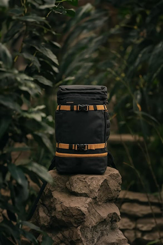 Mazama DAE Pack – All-in-One, Airline Approved Carry-On Backpack. Multi-Use Daypack with Pockets for Hydration Reservoir and Laptop, for School, Work, Travel, Hiking & Commuting. Includes Rain Cover.