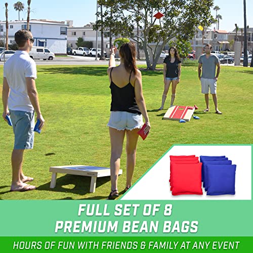 3 x 2 ft Wood Design Cornhole Game Set