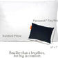 Pipsqueak Pillow - Small, Mini, Tiny - 11 x 7 in - Perfect for Travel, Cars, Airplanes, Camping, Dogs, Toddlers, Kids, Lumbar, Knees and Neck - Ages 2 Yrs and Up