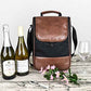 Frehore® Wine Leather Tote Cooler Insulated Bag (2 Count)