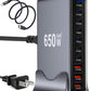 650W USB C Fast Charger Block, 10 Port USB Charging Station, GaN Ⅲ Pro Double 140W PD PPS Port Fast Charging Station,Laptop Wall Charger Compatible with DELL, HP, MacBook Pro,iPhone 17,Galaxy S24