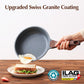 11inch Nonstick Frying Pan Chef's Pan with Glass Lid