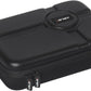 JSVER PU Leather Hard Shell Carrying Case for GoPro Hero13/12/11/10/9/8/7, AKASO EK7000 / Brave 4 4K / Brave 7 LE/Brave 8 / V50X and Insta360