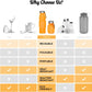 Nefeeko Collapsible Water Bottle, Reuseable BPA Free Silicone Foldable Water Bottles for Travel Gym Camping Hiking, Portable Leak Proof Sports Water Bottle with Carabiner