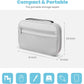 Electronics Organizer Bag, Portable Cable Organizer Case Travel Electronic Accessories Storage Case - Travel storage bag for Cables, Chargers, Phone, SD Cards - Grey