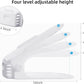 Shoe Slots Organizer, 36PCS Adjustable Double Layer Stack Shoe Rack, 50% Space-Saving Storage Rack Holder, White