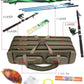 Suwequest Portable Waterproof Fishing Rod 2/3/4 Layer Thick Oxford Bag 90-120Cm Fishing Pole Tools Storage Box