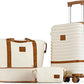 Joyway Carry On Luggage 20 Inch Expandable Suitcase with Spinner Wheel, 3 Piece Hard Shell Luggage Set with TSA Lock(White)