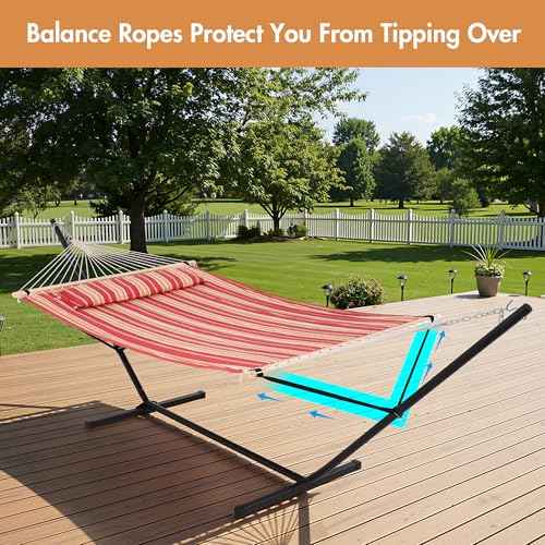 Outdoor Hammock with Stand 12FT