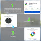 Air Tags for Android, Bluetooth Smart Tags for Android, Luggage Tracker Works with Google Find My Device App, Key Finders Item Locator for Keys, Wallets, Suitcases, Replaceable Battery, 4 Pack