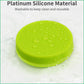 2 Pack Small Pill Box,3 Compartment Round Silicone Travel Pill Box for Purse Pocket, Waterproof Portable Compact Medicine Holder for Vitamin, Cod Liver Oil, Supplement(Green+Teal)