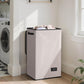 SOLEDI Laundry Hamper with Lid 90L Large & Tall Collapsible Laundry Basket, Clothes Hamper with Bag Removable Easy to Carry, Dirty Hampers for Bedroom, Bathroom, Dorm, College, Light taupe